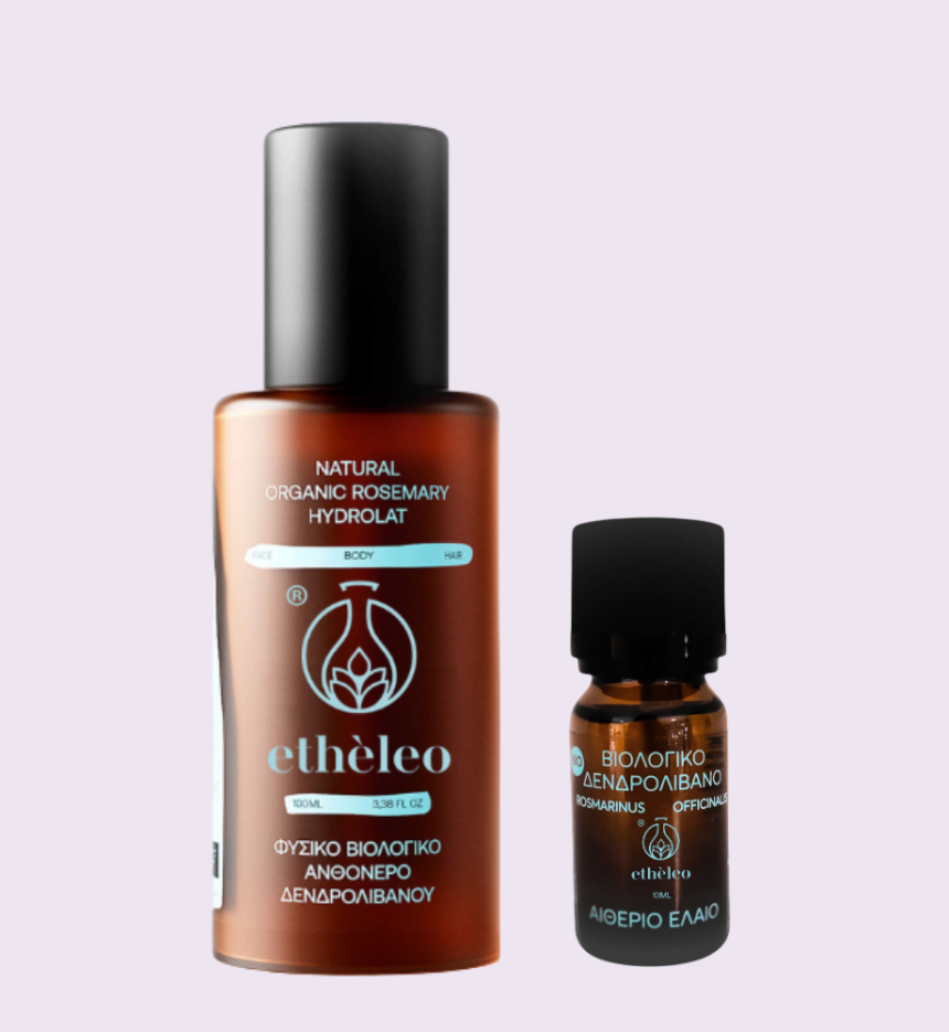 Αιθέριο Έλαιο Δενδρολίβανο & Ανθόνερο