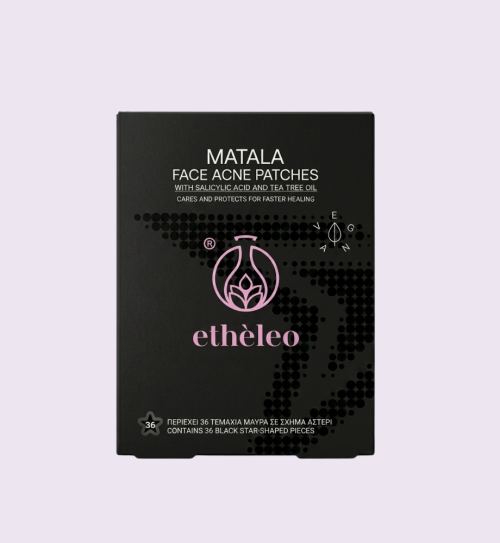 Matala Face Acne Patches μαύρα σε σχήμα αστέρι