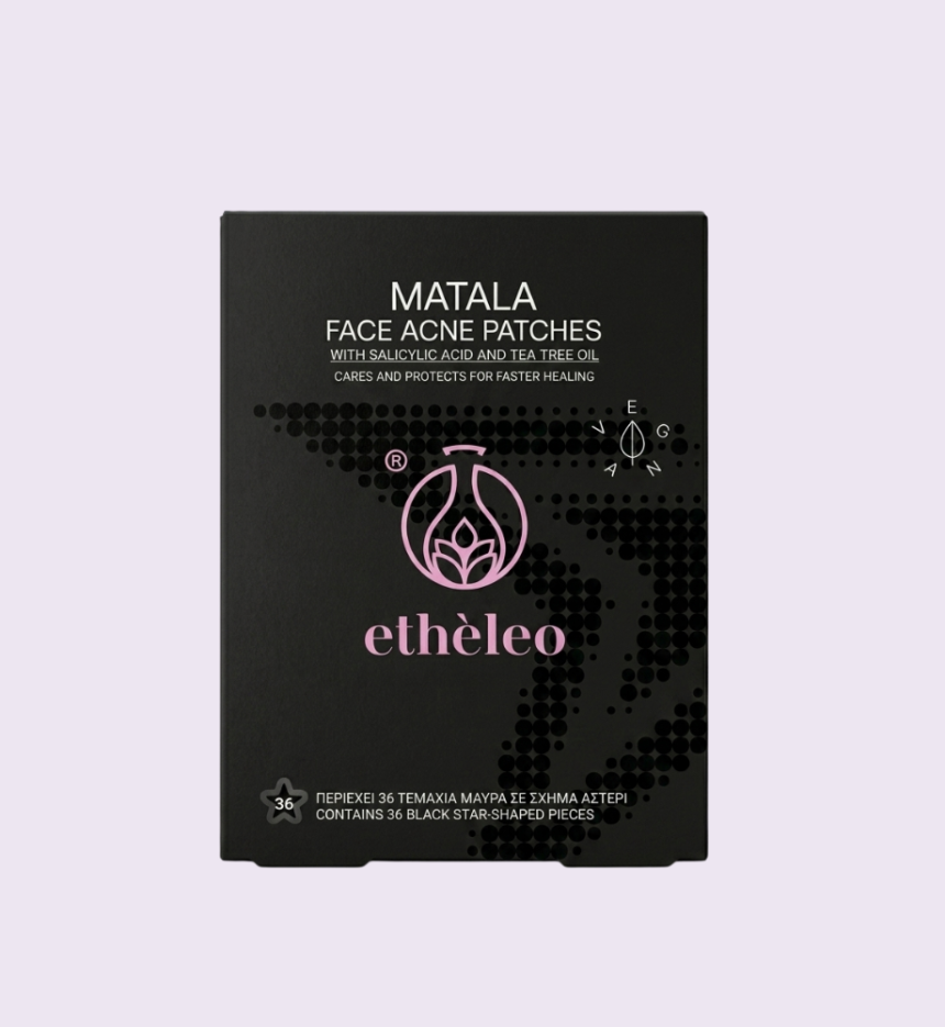 Matala Face Acne Patches black star shaped   