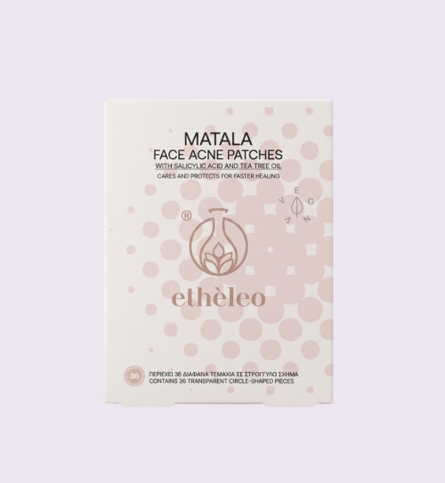 Matala Face Acne Patches διάφανα σε στρογγυλό σχήμα